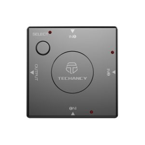 Techancy HDTV Hub 3 portas, TL7326, comutação com um toque 1080P, preto