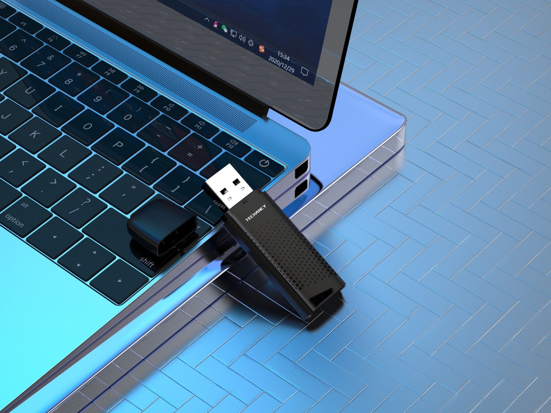 image_b3232012-a693-4aad-a4ce-b00d4a1410f8.jpg Techancy USB Flash Drive 64GB Preto LB2903, Usb 2.0, Compatível com PC/Mobile/Mac, Armazenamento seguro de ficheiros - Image 4