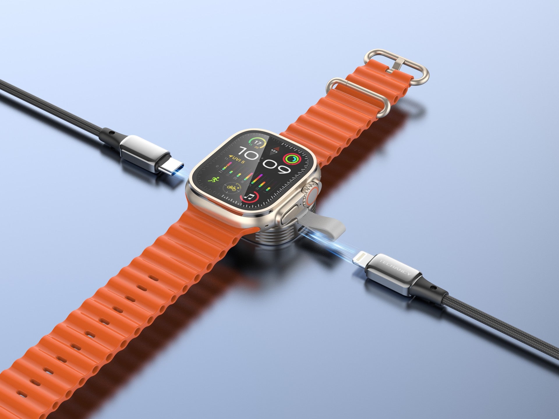techancy carregador wireless iwatch tf2800 2.5w, iman forte, usb c/lightning, compacto, compativel apple watch techancy carregador wireless iwatch tf2800 2.5w, iman forte, usb c/lightning, compacto, compativel apple watch