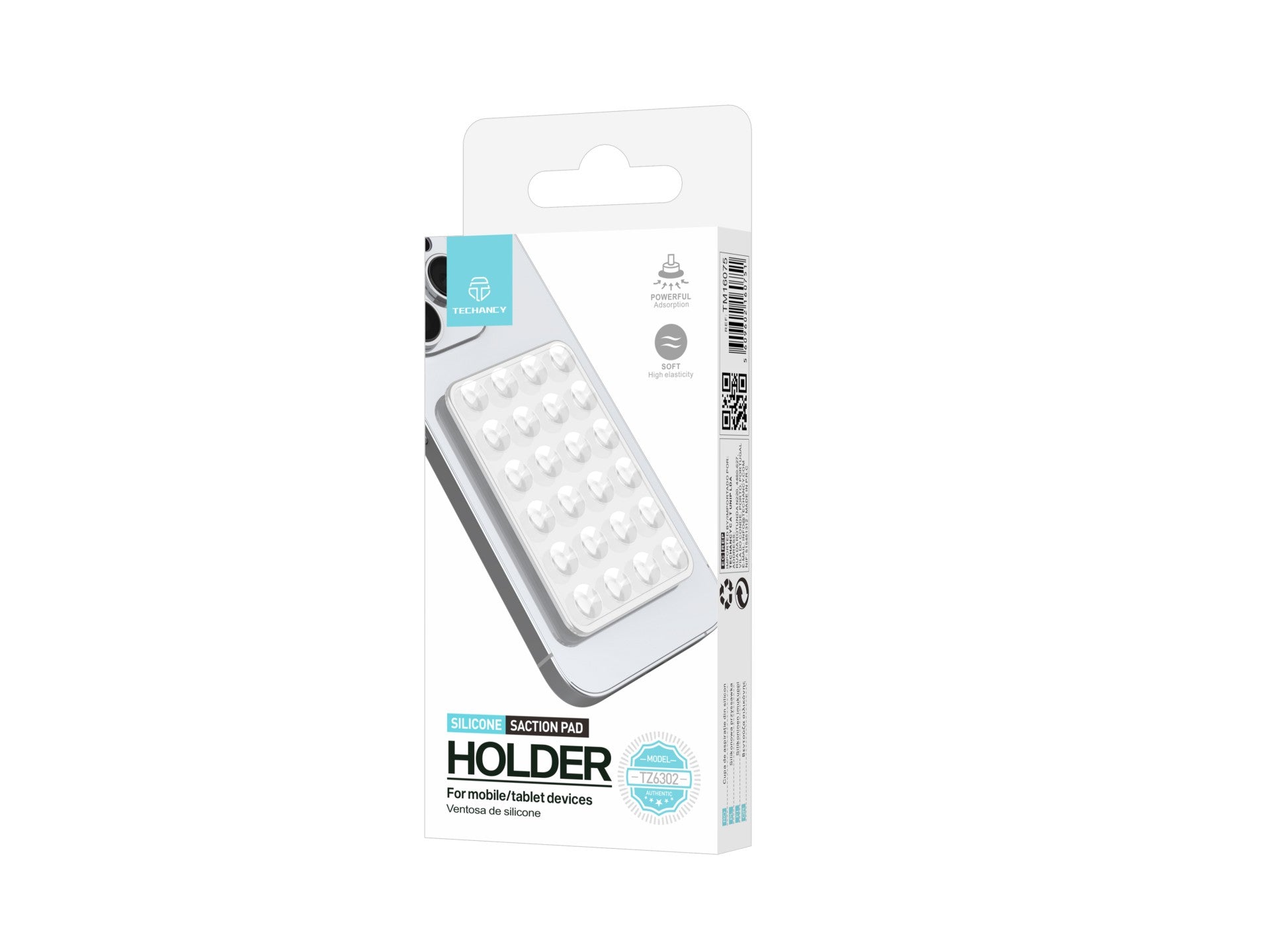 techancy suporte ventosa tz6302 para telemovel tablet silicona ecologica 24 ventosas forte fixacao reutilizavel duravel lavavel branco techancy suporte ventosa tz6302 para telemovel tablet silicona ecologica 24 ventosas forte fixacao reutilizavel duravel lavavel branco